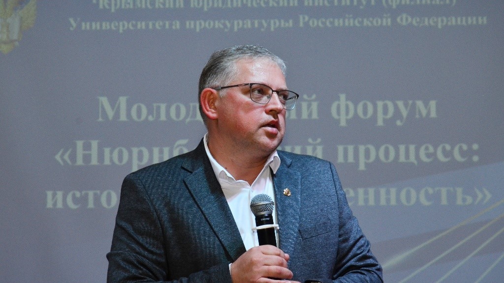 Председатель Комитета Государственного Совета Республики Крым по патриотическому воспитанию и молодёжной политике В.В. Бобков